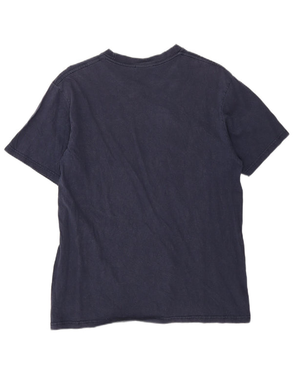 Nike Mens T-Shirt Top Medium Navy Blue Cotton