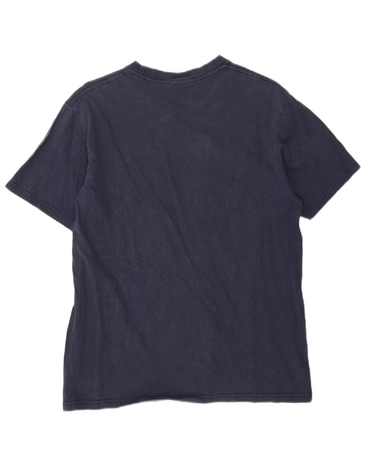Nike Mens T-Shirt Top Medium Navy Blue Cotton