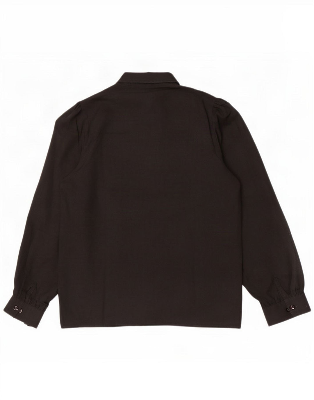Lady Windsor Womens Shirt Blouse IT 42 Medium Black Polyester