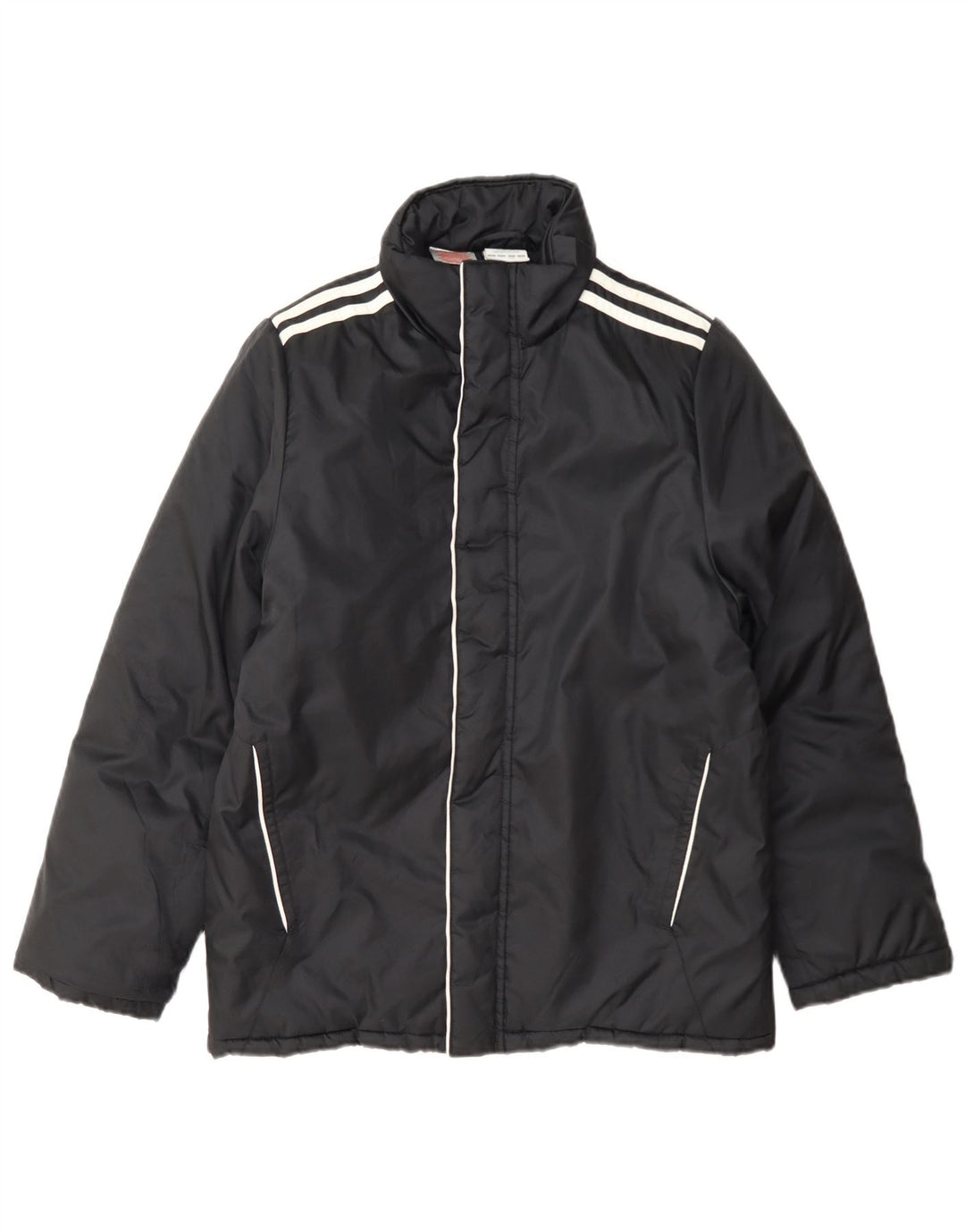 Adidas Boys Padded Jacket 11-12 Years Black Nylon