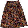 VINTAGE Womens A-Line Skirt W28 Medium Multicoloured Floral