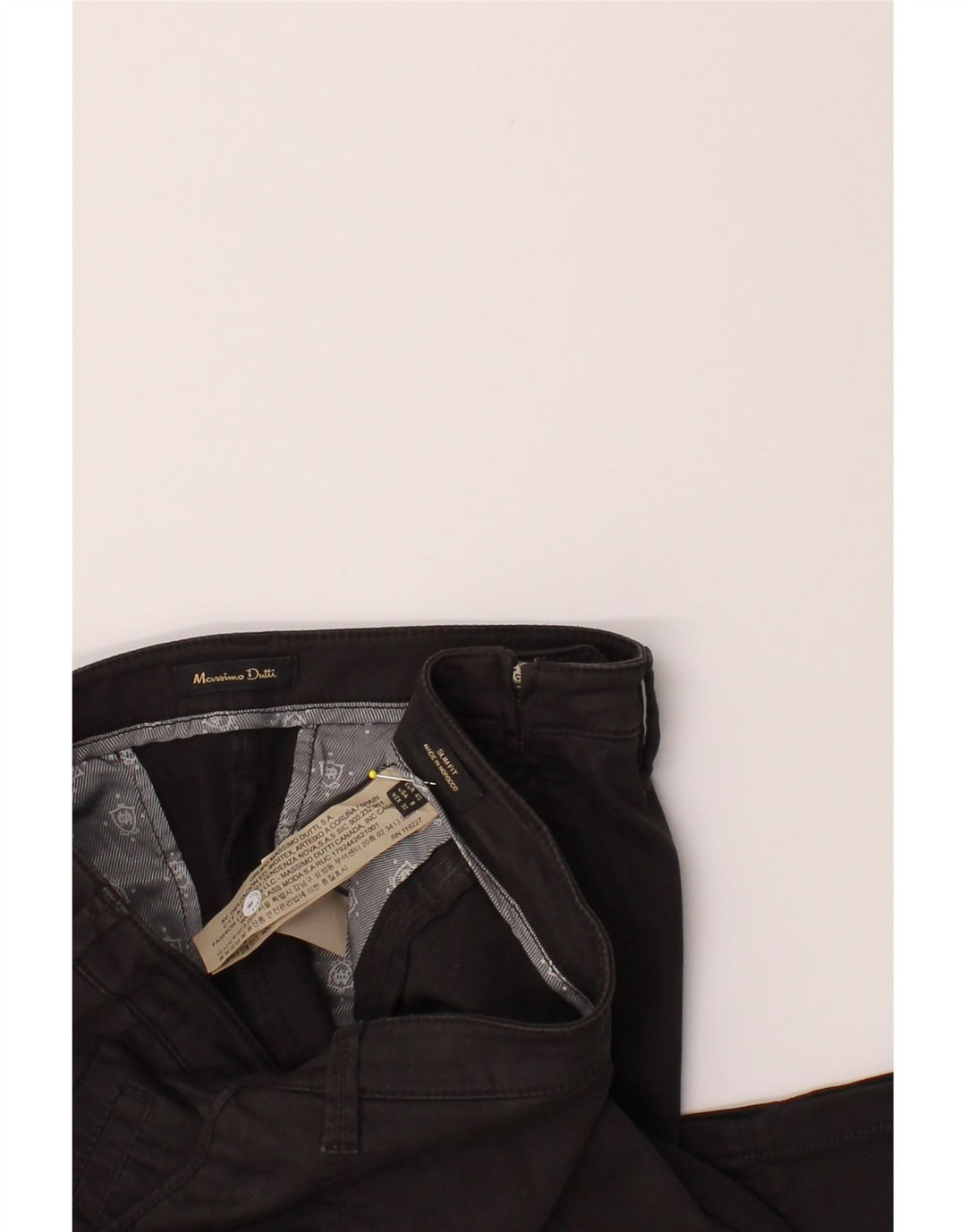 MASSIMO DUTTI Womens Slim Jeans EU 40 Medium W30 L29 Black Cotton Vintage Massimo Dutti and Second-Hand Massimo Dutti from Messina Hembry 
