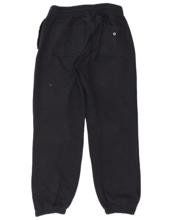 Nike Womens Tracksuit Trousers Joggers UK 12 Medium Navy Blue Cotton
