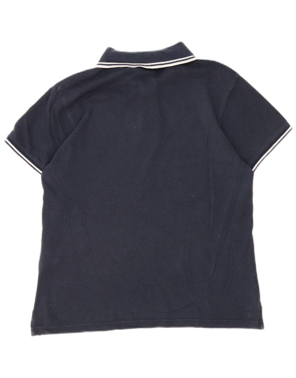 North Sails Boys Polo Shirt 13-14 Years Navy Blue Striped Cotton