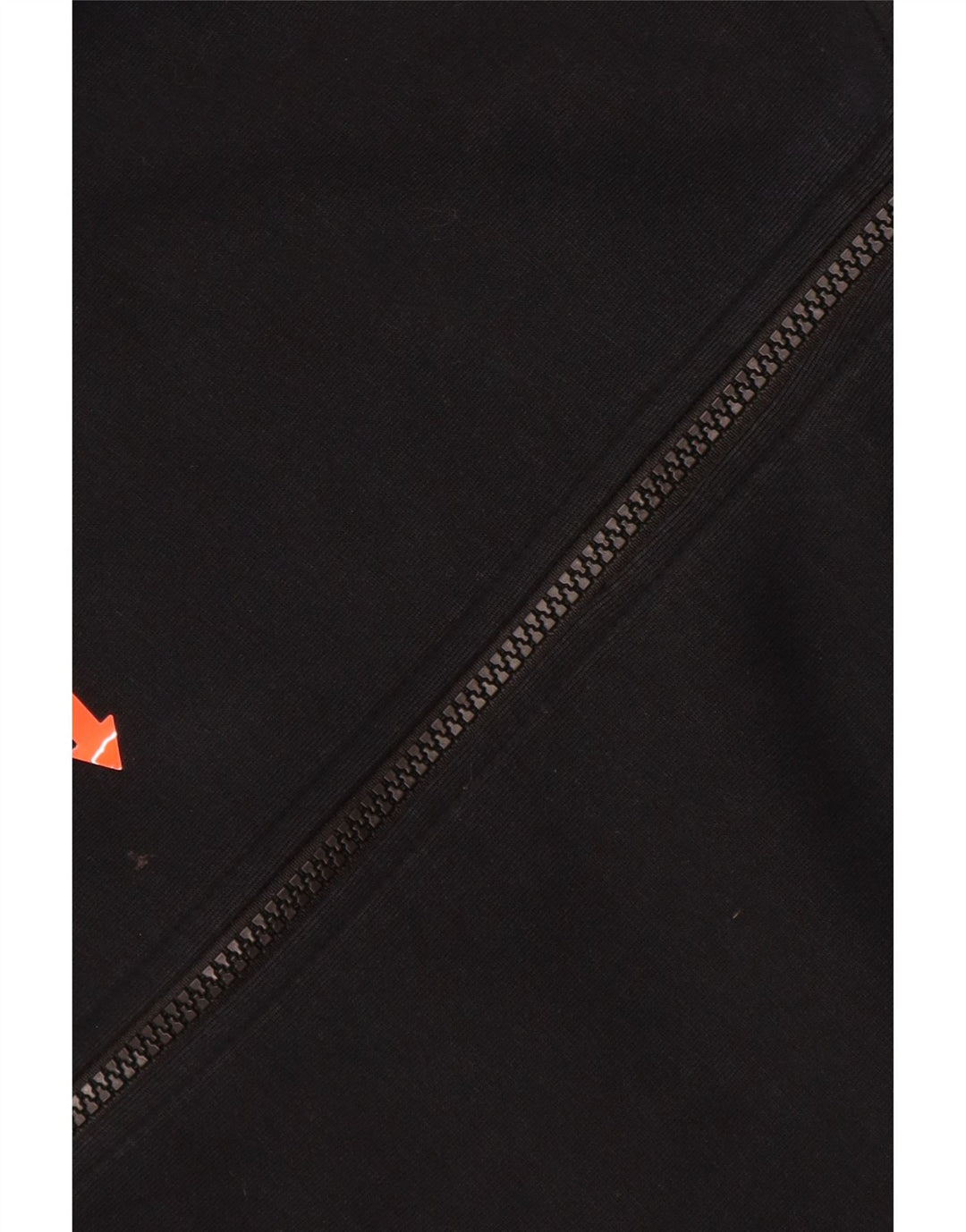 NIKE Mens Zip Hoodie Sweater Medium Black Cotton