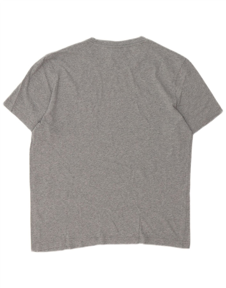 Champion Mens T-Shirt Top Large Grey Flecked