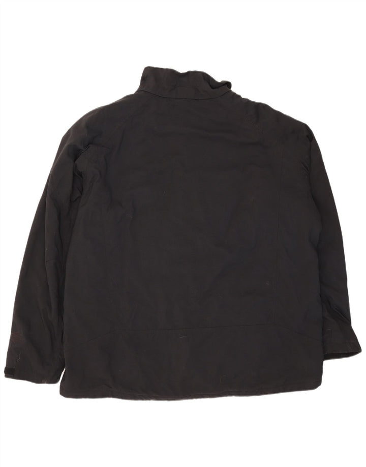 Columbia Mens Utility Jacket UK 44 2XL Black Nylon