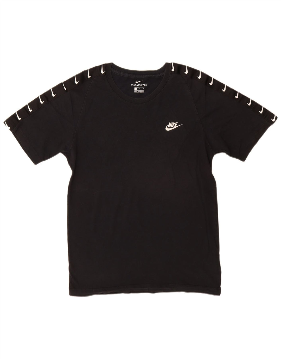 Nike Mens Graphic T-Shirt Top Small Black Cotton