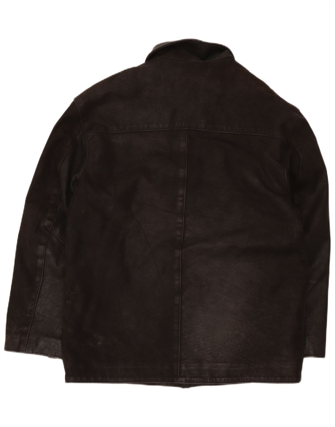Vintage Mens Leather Jacket UK 40 Large Brown