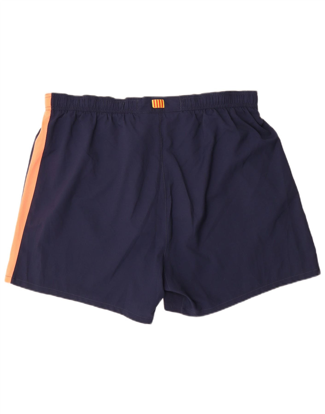 NIKE Mens Barcelona Sport Shorts UK 40/42 2XL Navy Blue Polyester