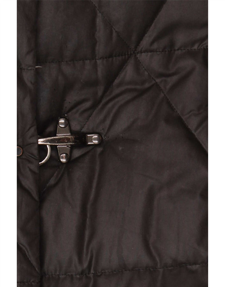 Fay Womens Padded Coat UK 16 Large Black Polyester