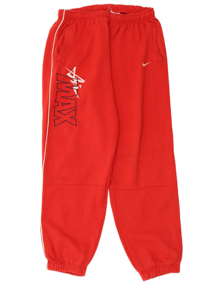 NIKE Mens Graphic Tracksuit Trousers Joggers Large Red Cotton Vintage Nike and Second-Hand Nike from Messina Hembry 