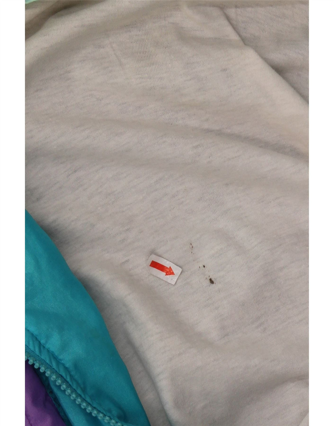 VINTAGE Mens Graphic Tracksuit Top Jacket Medium Multicoloured Colourblock