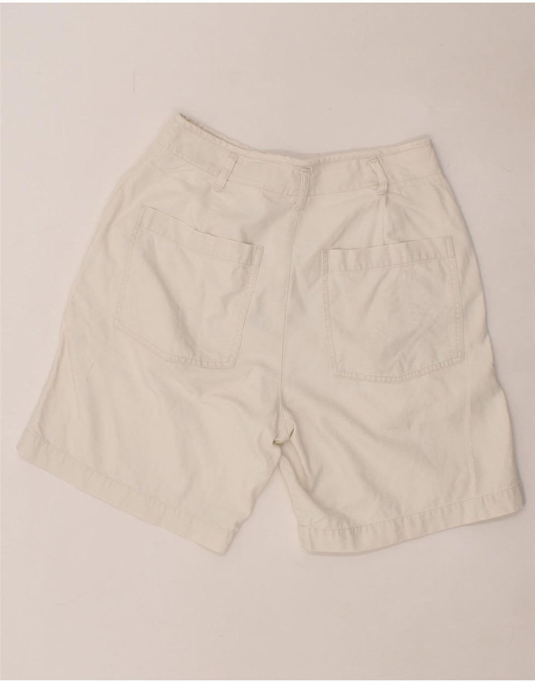 EDDIE BAUER Womens Chino Shorts US 8 Medium W28 White Cotton Vintage Eddie Bauer and Second-Hand Eddie Bauer from Messina Hembry 