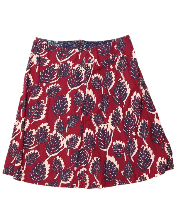 WHITE STUFF Womens A-Line Skirt UK 14 Large W34  Pink Floral Viscose