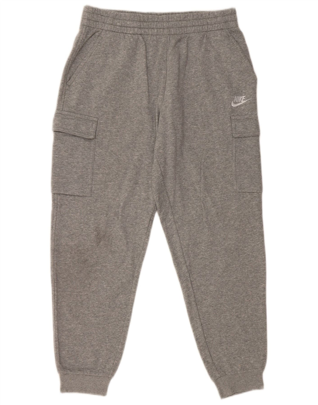 NIKE Boys Cargo Tracksuit Trousers Joggers 13-14 Years XL Grey Flecked