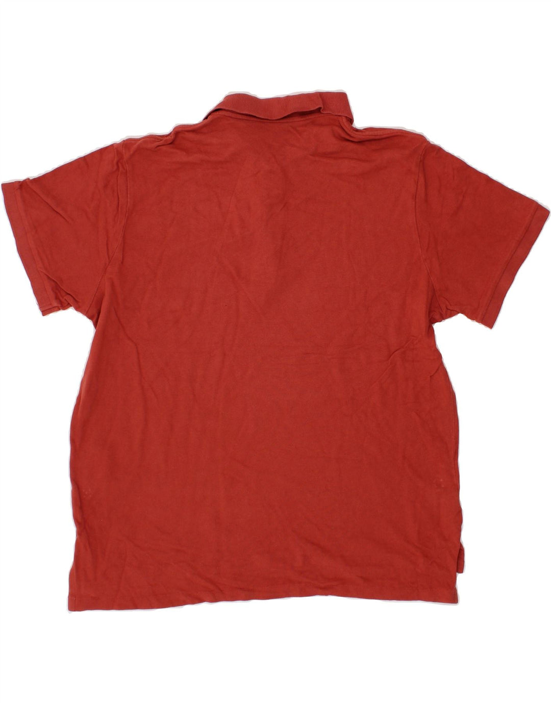 EDDIE BAUER Mens Polo Shirt XL Red Cotton Vintage Eddie Bauer and Second-Hand Eddie Bauer from Messina Hembry 
