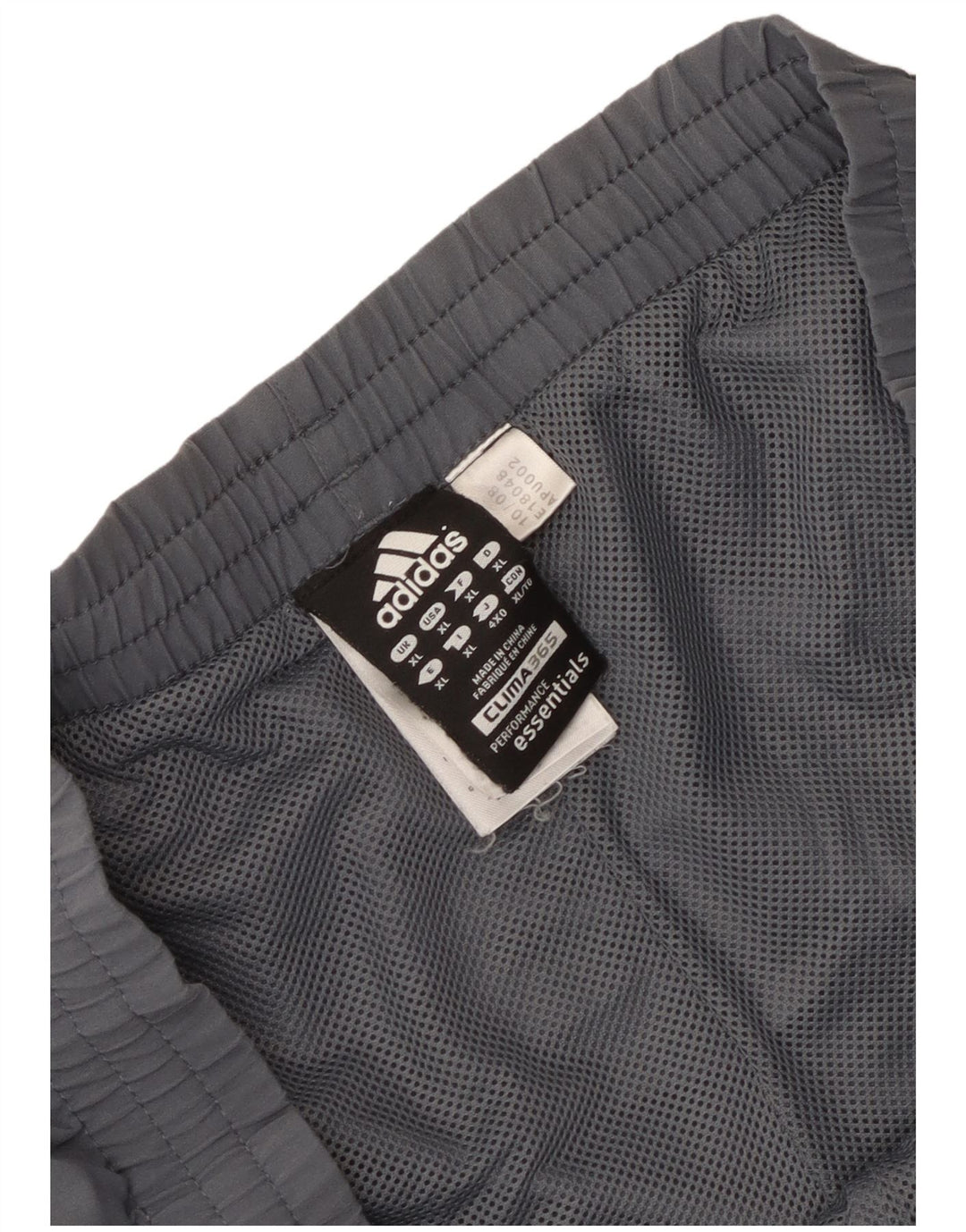 Adidas Mens Clima 365 Sport Shorts XL  Grey Polyester