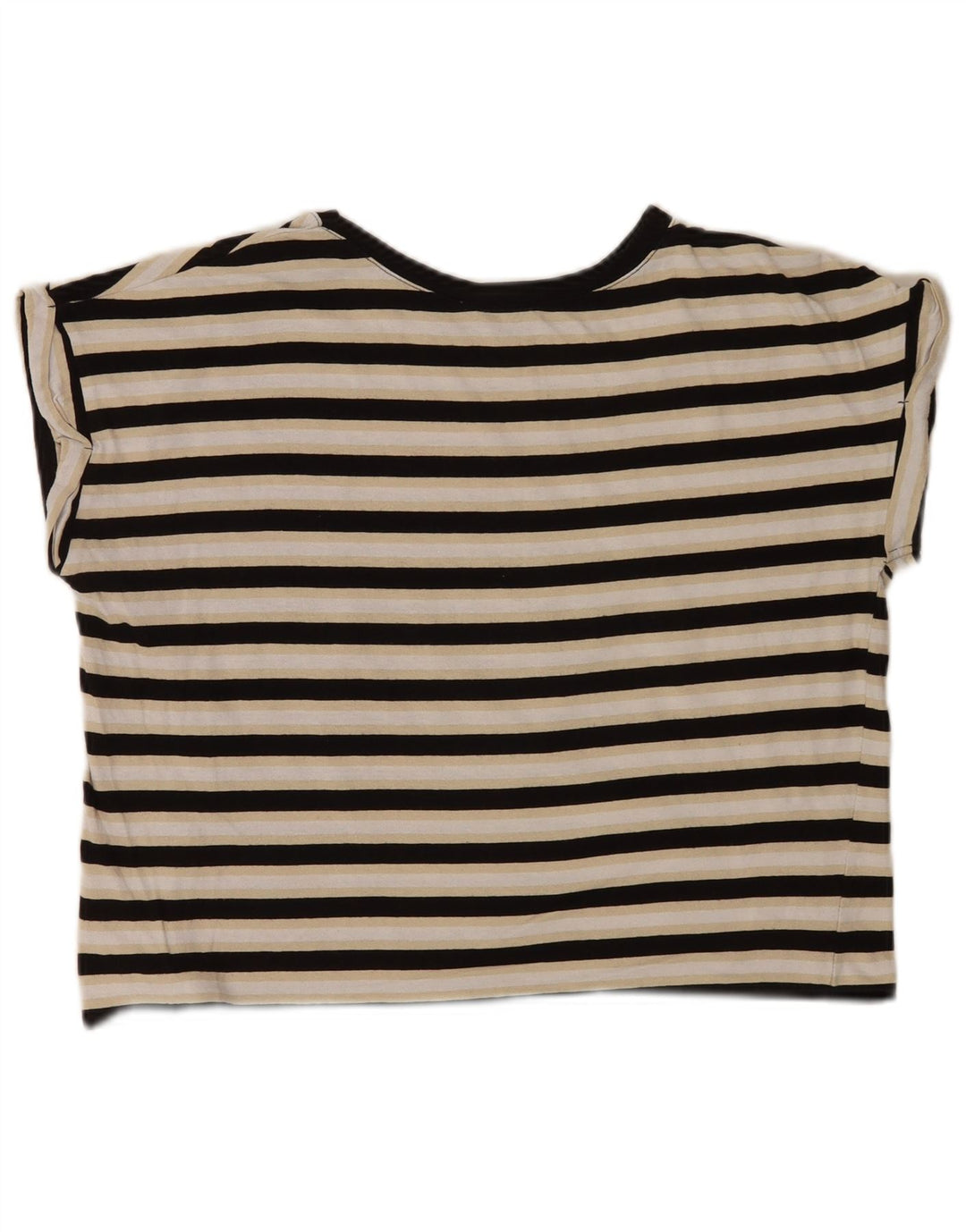 Zara Womens Oversized T-Shirt Top UK 10 Small Multicoloured Striped
