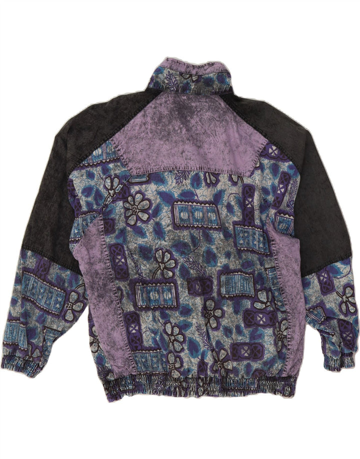 RUCANOR Mens Windbreaker Jacket UK 40/42 Medium Multicoloured Floral