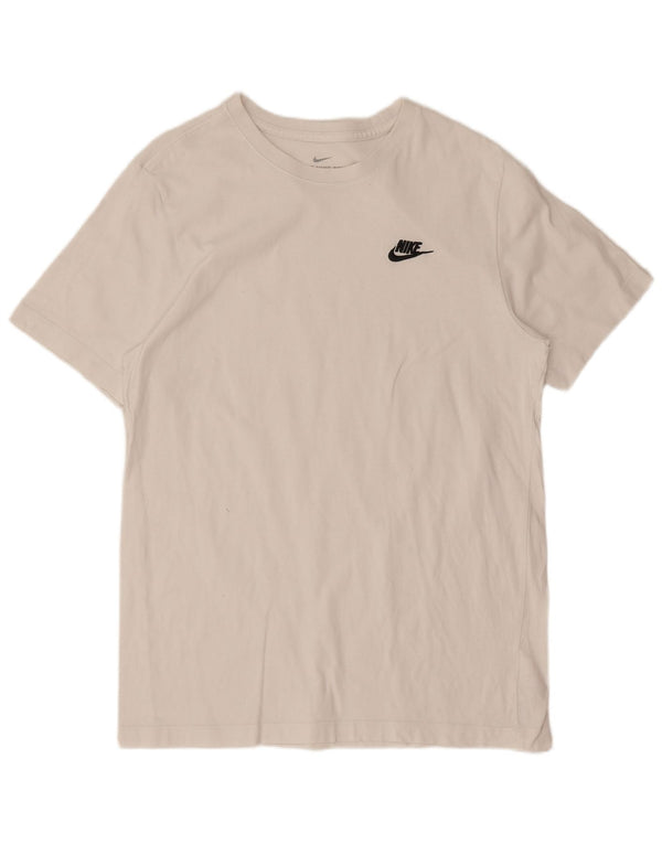 Nike Mens T-Shirt Top Medium White Cotton