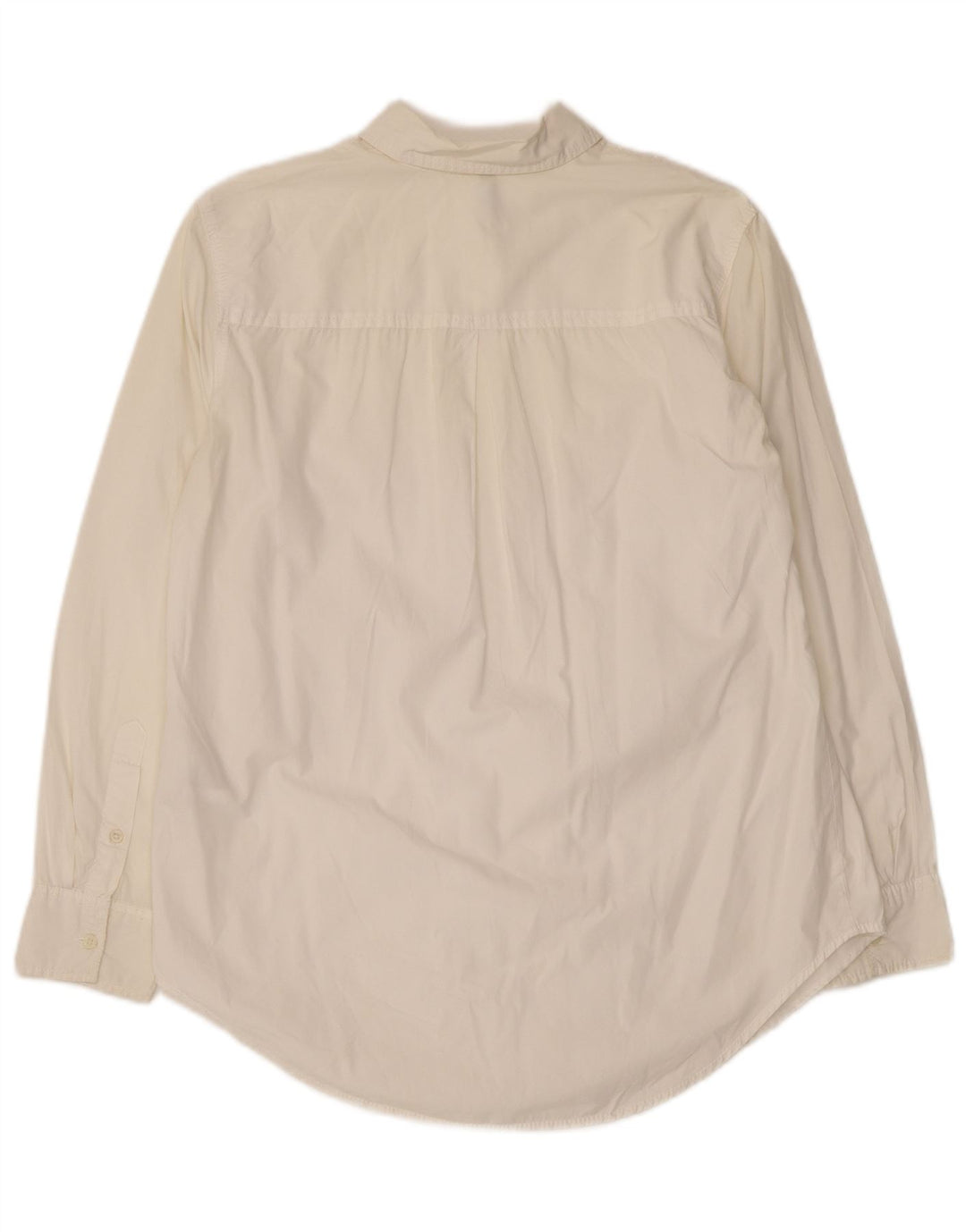 BENETTON Womens Oversized Shirt UK 6 XS White Cotton