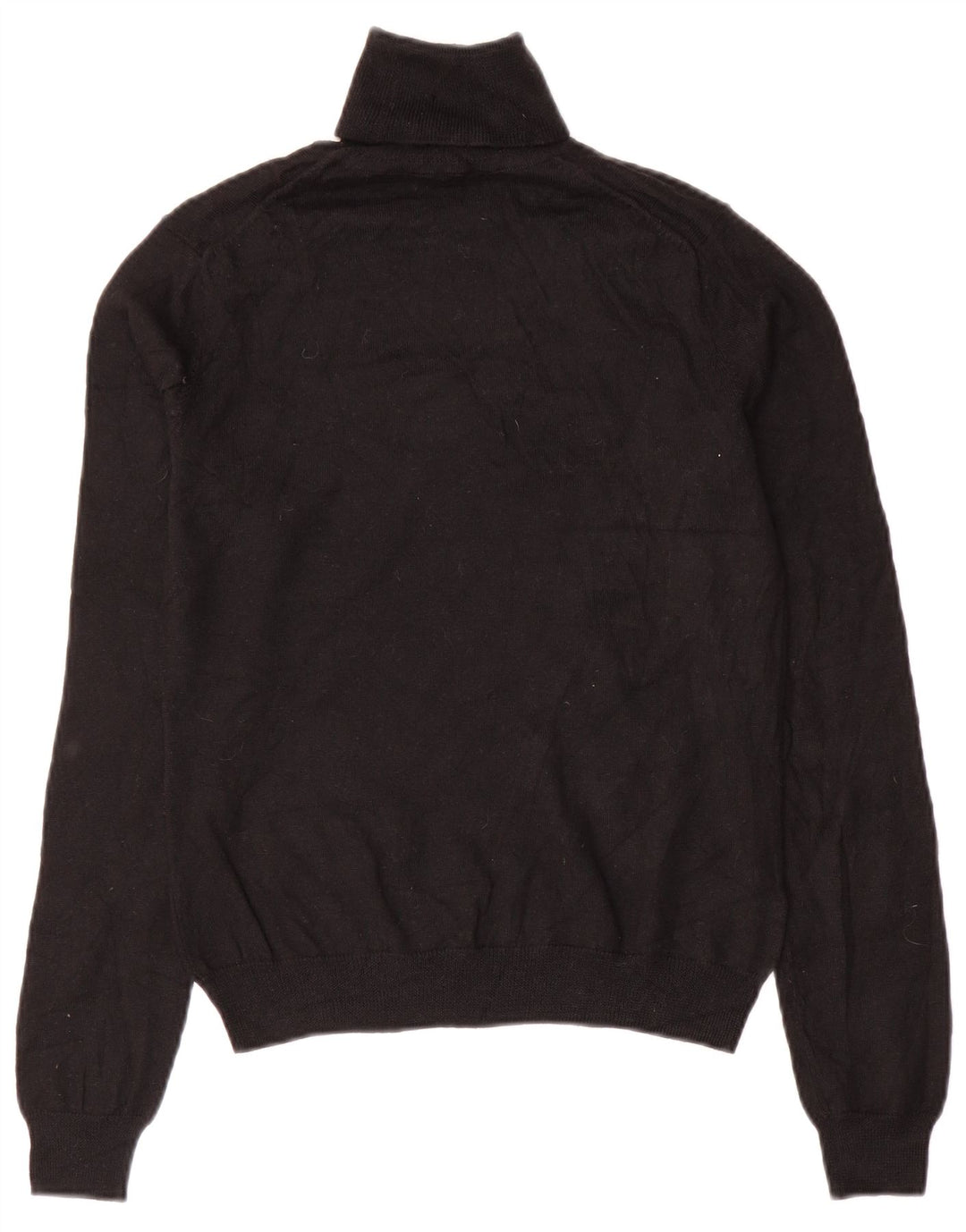 BROOKS BROTHERS Womens Roll Neck Jumper Sweater UK 10 Small Black