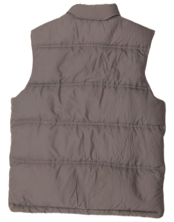 Adidas Mens Padded Gilet UK 38 Medium Grey Polyamide