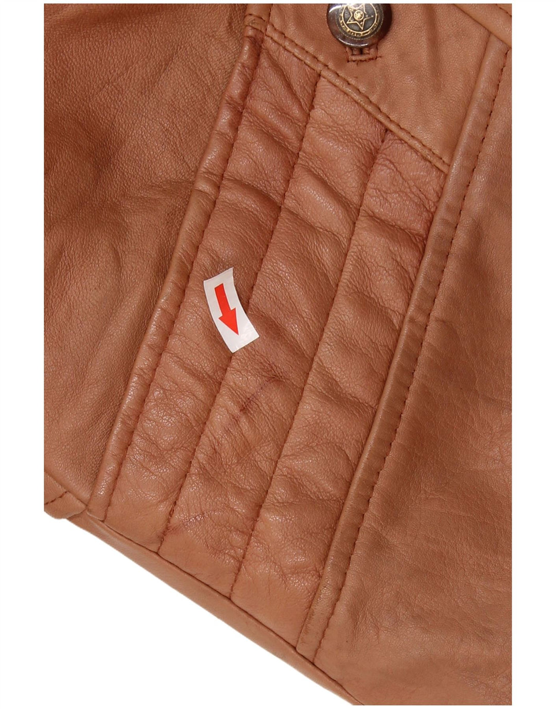 Vintage Womens Oversized Shearling Jacket UK 16 Large Brown