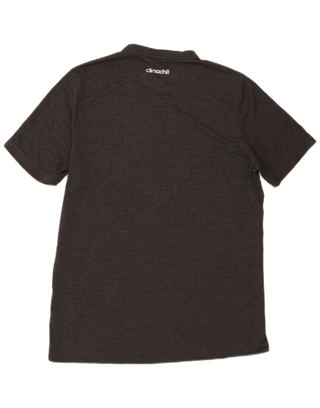 Adidas Mens Climachill T-Shirt Top Medium Grey Polyester