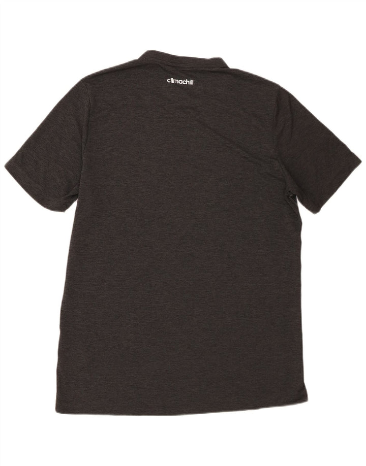 Adidas Mens Climachill T-Shirt Top Medium Grey Polyester