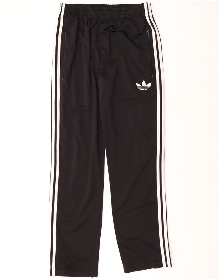 ADIDAS Mens Tracksuit Trousers Medium  Black Polyester