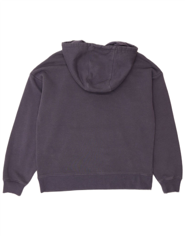 Fila Mens Hoodie Jumper Medium Purple Cotton