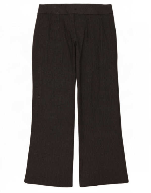 Marks & Spencer Womens Casual Trousers UK 10 Small W30 L28 Black
