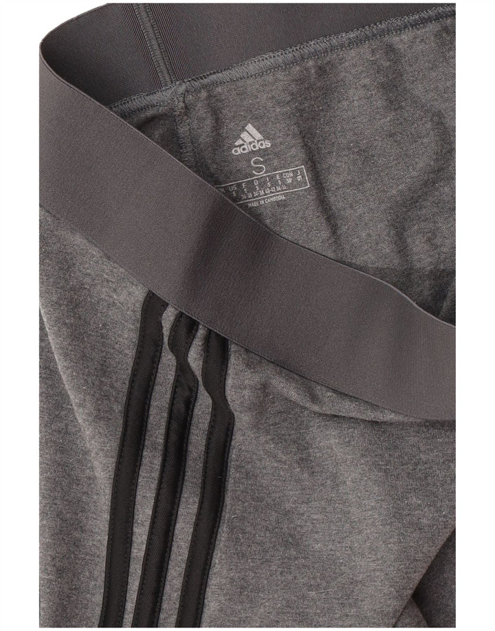 Adidas Womens Leggings UK 8/10 Small  Grey