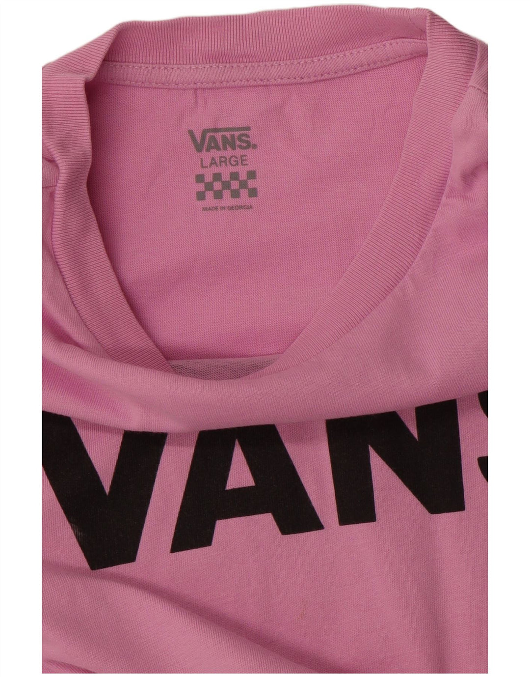 VANS Girls Graphic T-Shirt Top 12-13 Years Large Pink