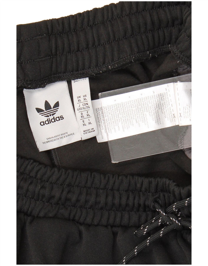 Adidas Mens Tracksuit Trousers Joggers XL  Black Polyester
