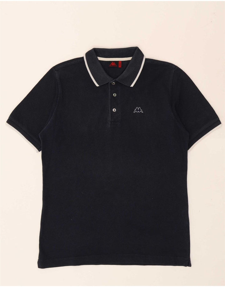 KAPPA Mens Polo Shirt Small Navy Blue Cotton