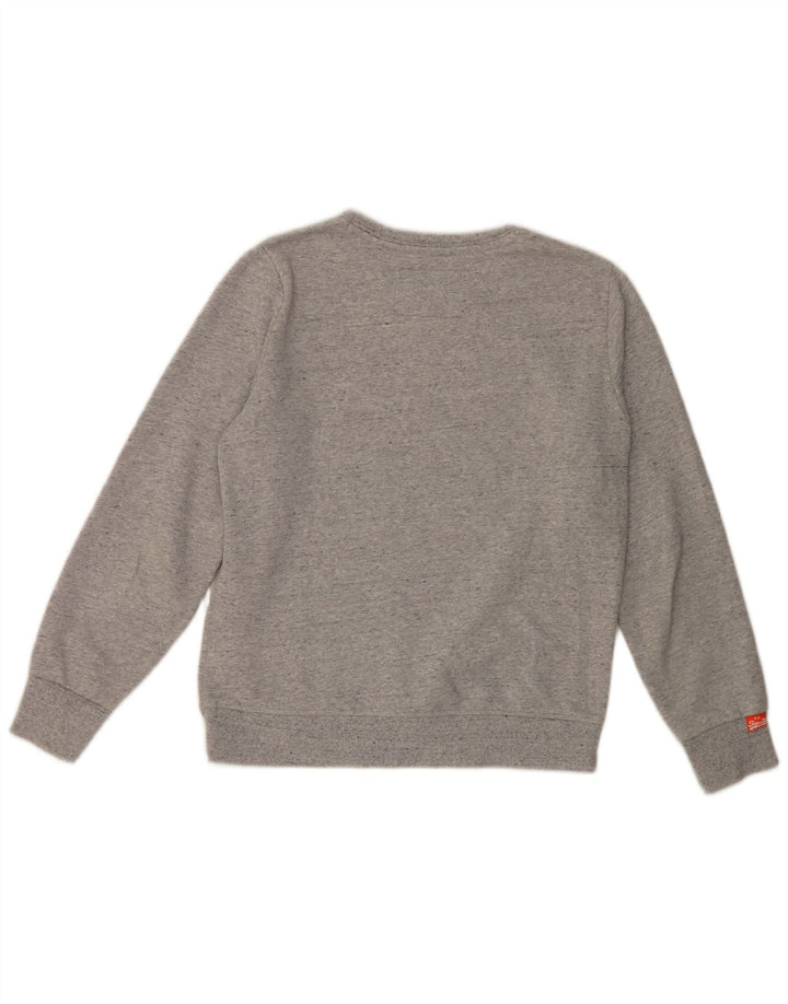 Superdry Mens Sweatshirt Jumper XL Grey Cotton