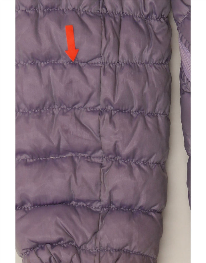 CONTE OF FLORENCE Womens Padded Jacket IT 42 Medium Purple Polyester Vintage Conte of Florence and Second-Hand Conte of Florence from Messina Hembry 