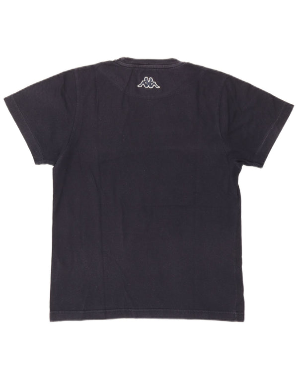 Kappa Mens Graphic T-Shirt Top Small Navy Blue Cotton