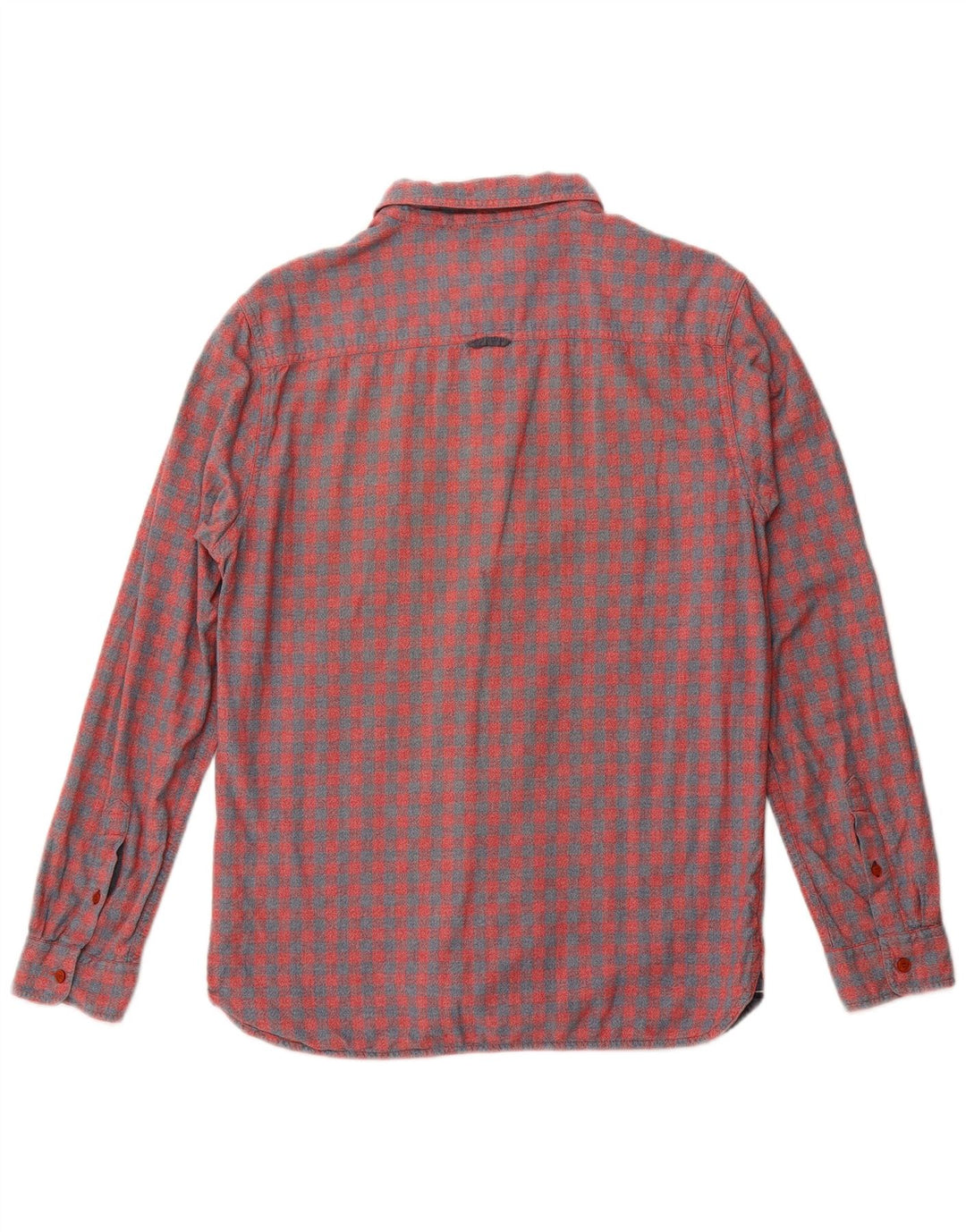 White Stuff Mens Flannel Shirt Medium Red Gingham Cotton
