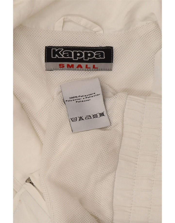 KAPPA Mens Tracksuit Top Jacket Small White Polyester