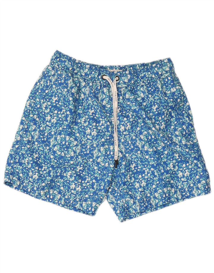 Jack Wills Mens Swimming Shorts XS Blue Spotted Polyester