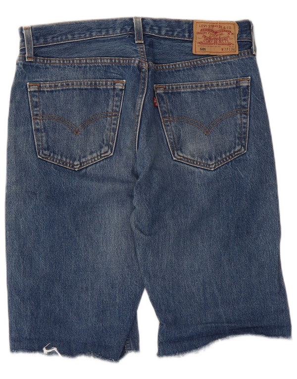 Levi's Mens 501 Denim Shorts W33 Medium  Blue