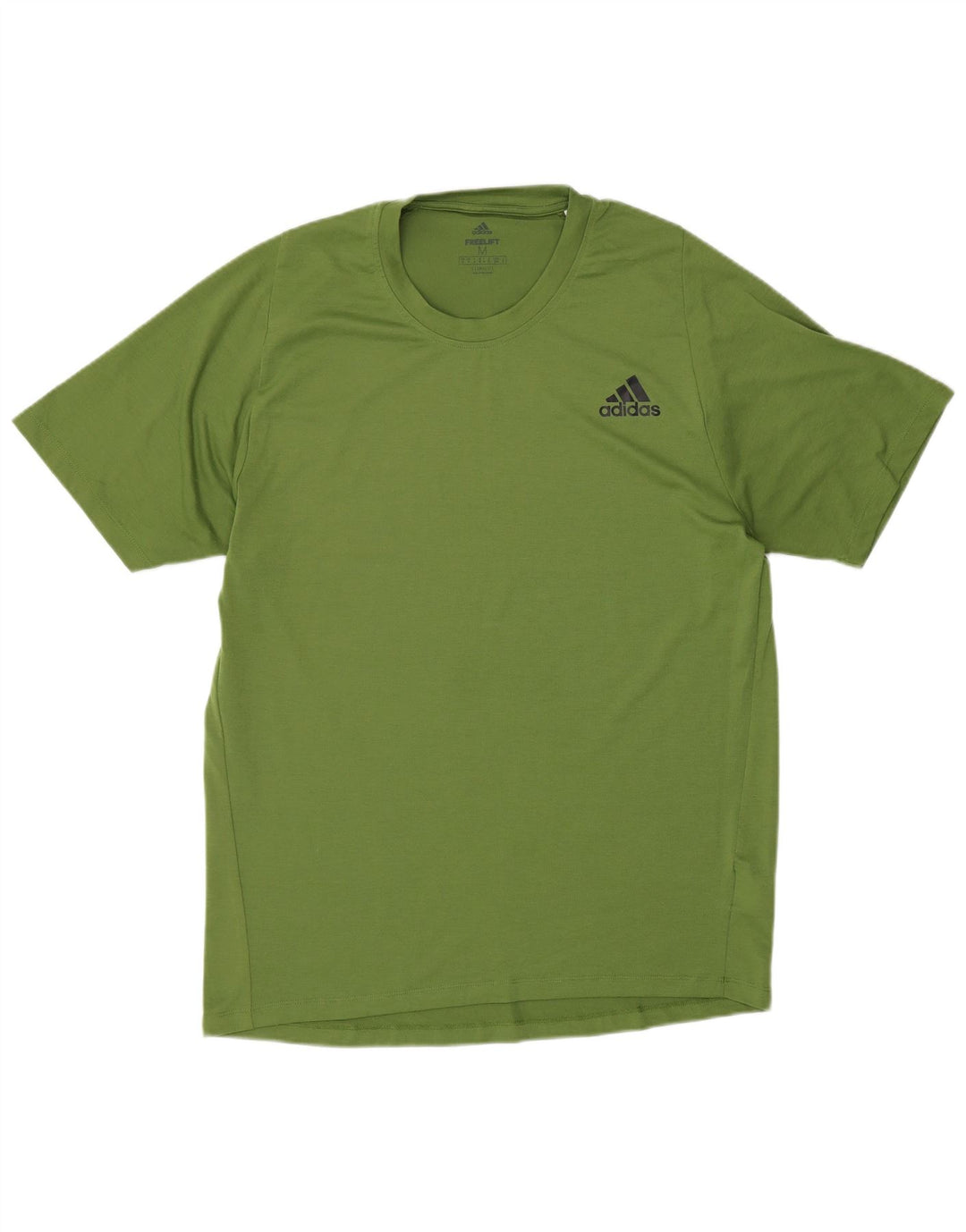 Adidas Mens Climalite T-Shirt Top Medium Green Polyester