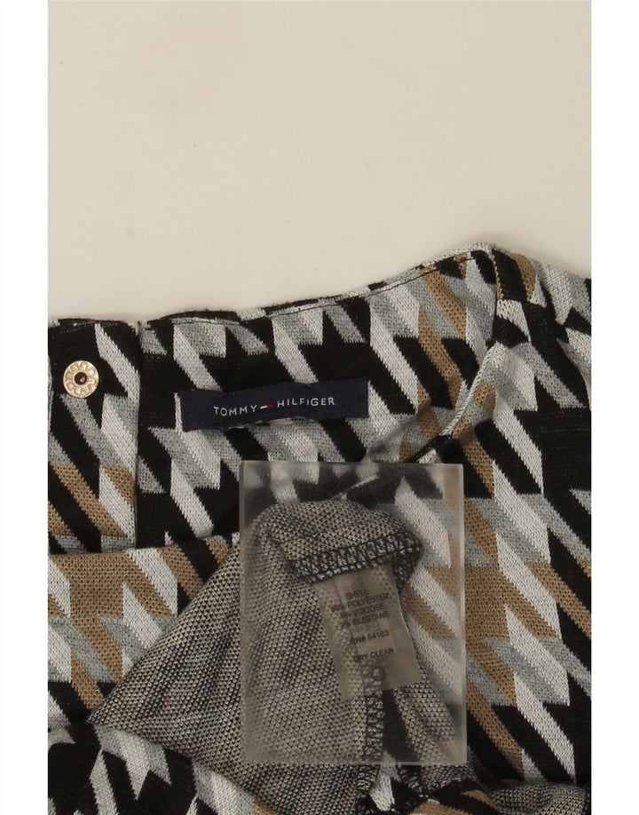 Tommy Hilfiger Womens Shift Dress UK 12 Medium Multicoloured Houndstooth