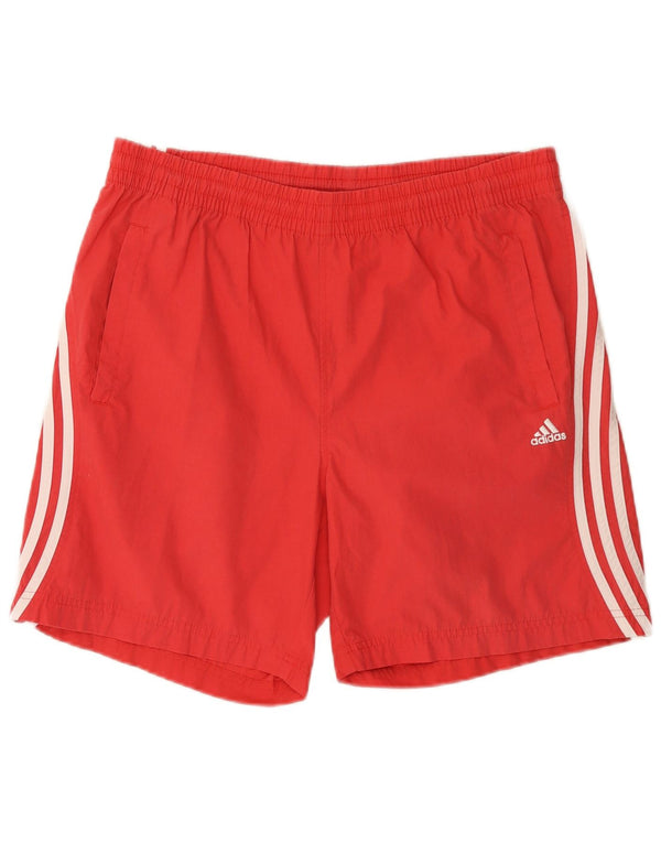 ADIDAS Mens Sport Shorts Medium Red Polyester