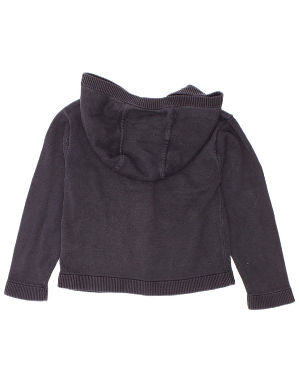 Burberry Boys Hooded Cardigan Sweater 3-4 Years Navy Blue