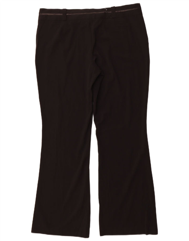 MOSSIMO Womens High Waist Bootcut Suit Trousers US 16 2XL W38 L32 Black